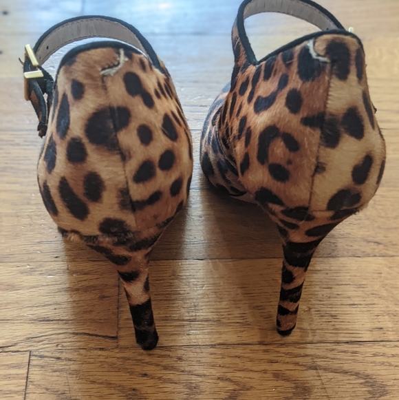 Jessica Simpson Animal Print Mary Jane Heels - Picture 7 of 8